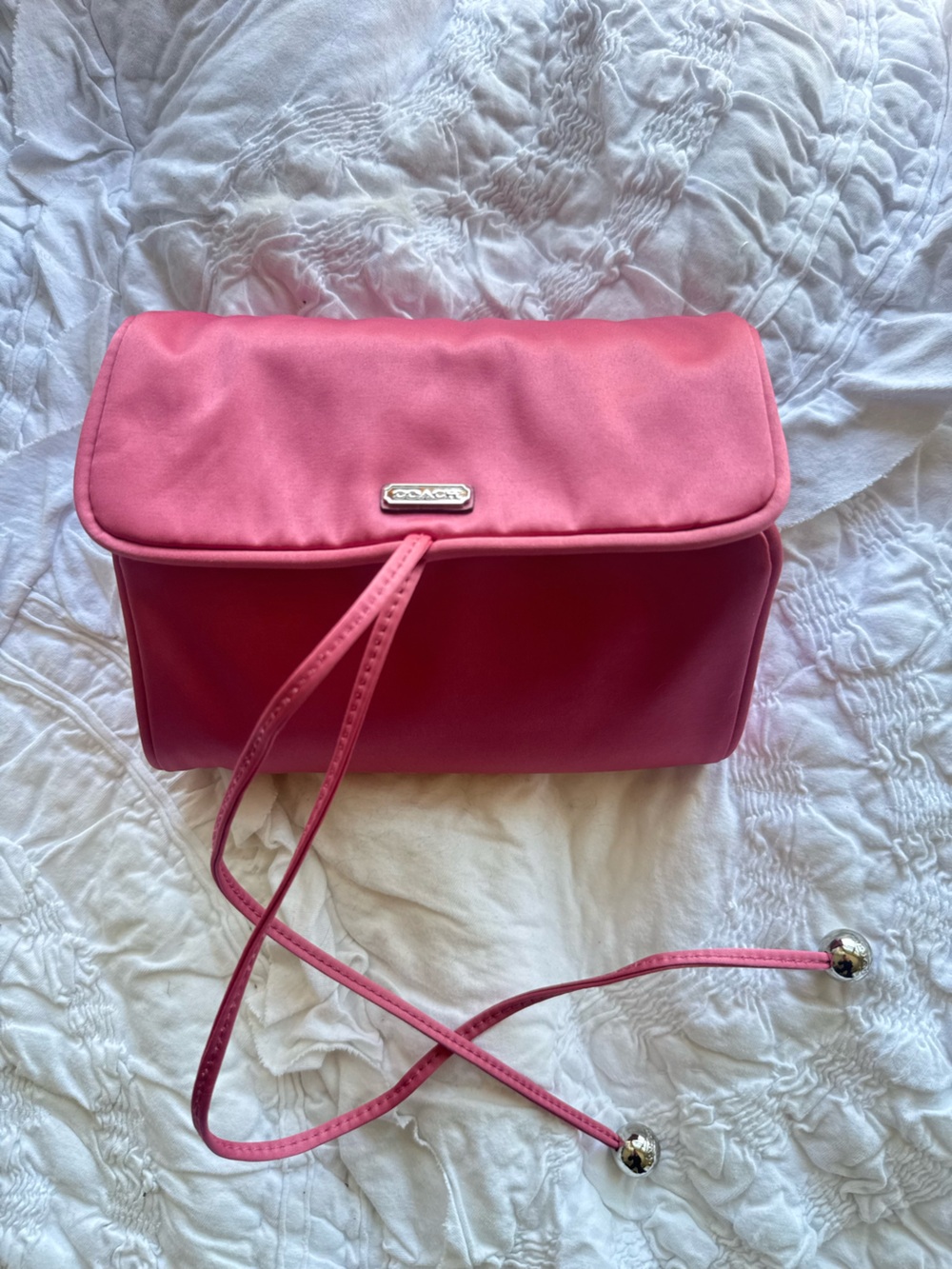 Brand New Coach Pink Jewelry Bag